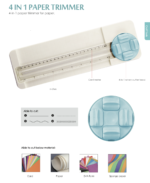 ⁦مقص أوراق 4 في واحد⁩ - الصورة ⁦2⁩
